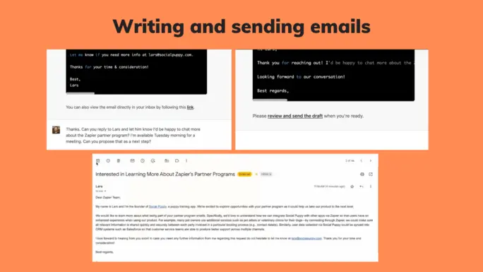 Sending the emails using Gmail, Microsoft Office 365, or Microsoft Outlook