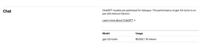 GPT-3.5-turbo pricing