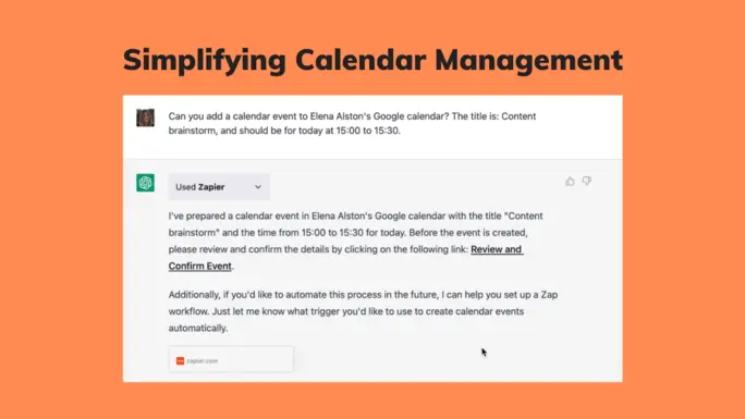 Managing calendar events