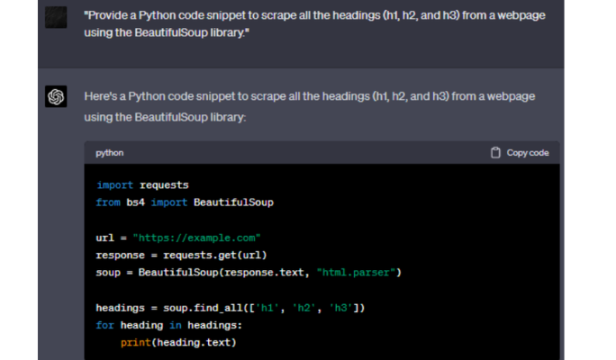 ChatGPT API Python Example 3
