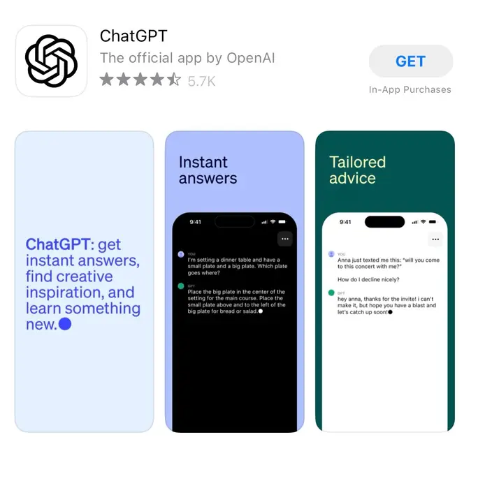 ChatGPT App on App Store