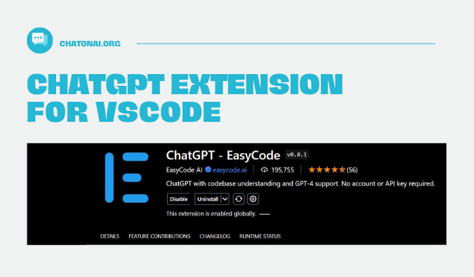 ChatGPT Extension For VSCode
