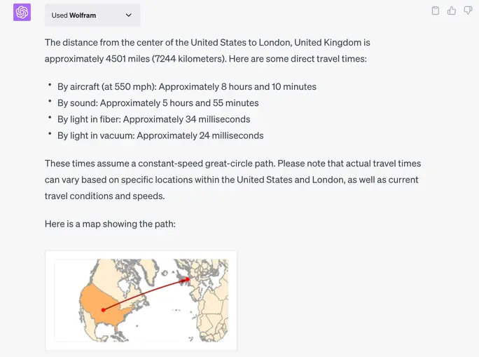 Wolfram plugin is able to draw map